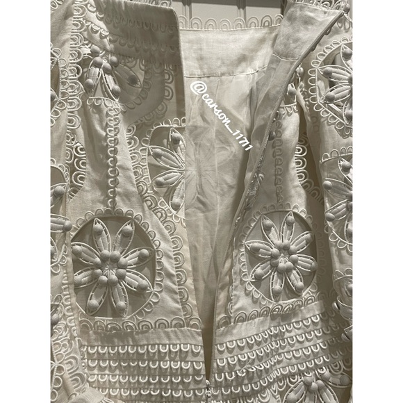 Zimmermann Whitewave Doily Mini Dress AU2 - Picture 12 of 15